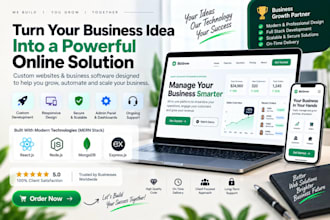build a custom scalable business website or web application