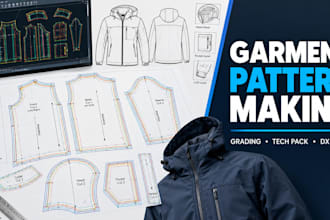 create garment pattern making and grading
