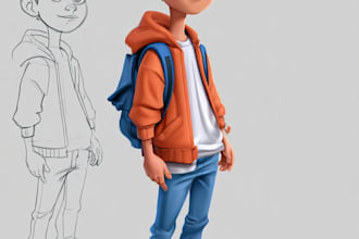 draw 2d game character or 2d game character
