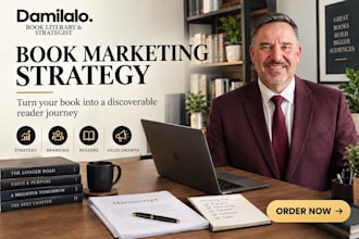 create a strategic book marketing and visibility plan for your book