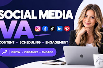 be your social media virtual assistant and content manager