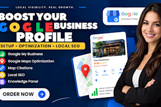 setup and optimize goggle my business, goggle map citations and knowledge panel