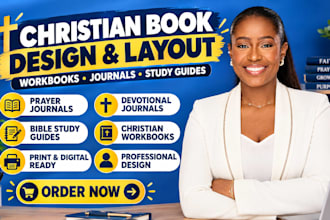 design christian book workbooks devotional journals, bible study guides and pdfs