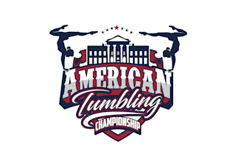 create graceful and fantastic tumbling logo design