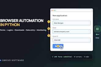 automate browser tasks with python