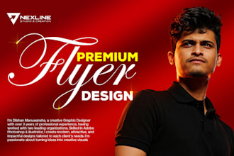 create premium flyer designs for social media and print