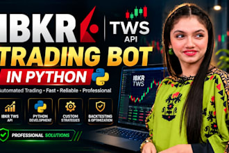 develop ibkr tws API trading bot in python for automated trading