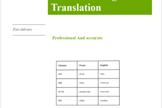 translate chinese to english accurately and fast
