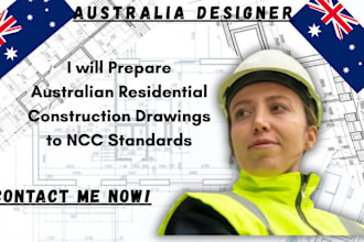 prepare australian residential construction drawings to ncc standards