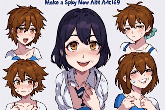 make a spicy nsfw anime art