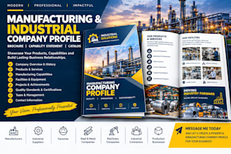 do manufacturing industrial company profiles brochure and capability statements