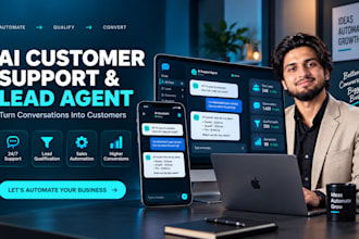 build an ai chatbot agent for customer support and lead qualification