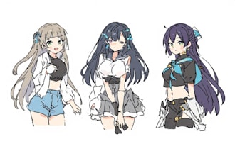 draw anime or manga nsfw and sfw art