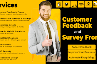 develop custom feedback survey form