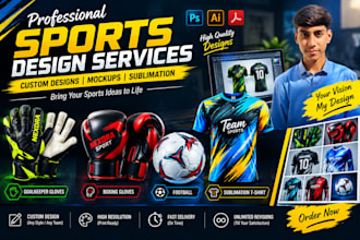 design custom sports jerseys and sublimation designs