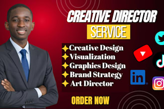 be your creative director brand strategy graphic design art direction