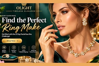 design jewelry shopify store  jewelry website fashion jewelry necklace store