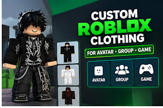 design custom roblox clothing templates, shirts, pants and outfits
