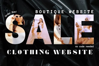 a modern clothing store and ecommerce fashion website