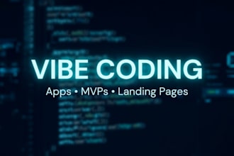 vibe code a react app or mvp for you