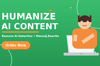 humanize ai content and manually rewrite articles