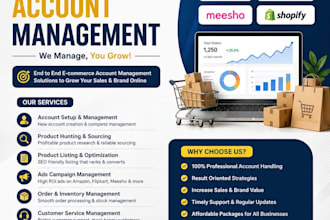 manage your meesho, flipkart and amazon seller account