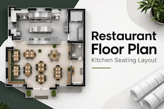 restaurant floor plan kitchen seating layout