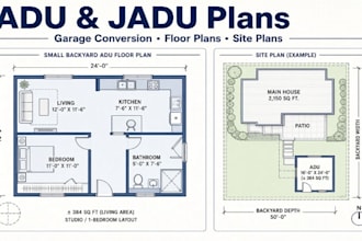 draw professional adu jadu floor plans site plans elevations