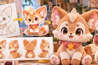 design custom plush toys, plushie and stuffed animal from your idea