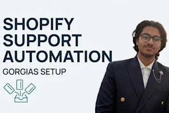 set up shopify customer support automation in gorgias