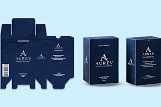 create custom packaging  and print ready box design