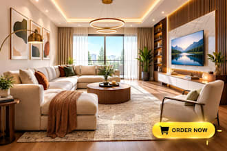 transform your home with realistic virtual staging, renovation and furniture