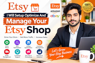setup optimize and manage your etsy shop