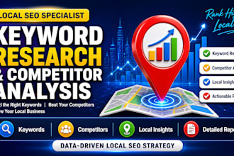 do local business keyword research and competitor analysis for local SEO