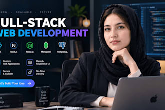 develop a custom full stack web application
