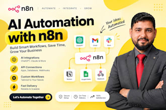 build n8n ai automation and automated workflows