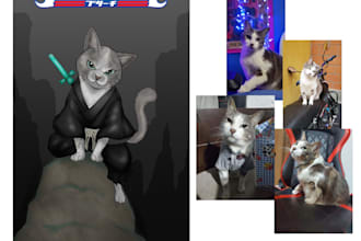 retratos personalizados de mascotas