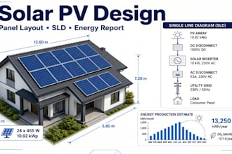 design solar pv system pvsyst layout shading analysis sld