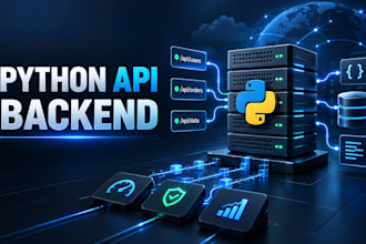 build a secure python fastapi backend and rest api