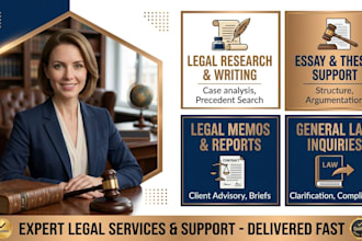 help with law,essay, legal research, memo and business law