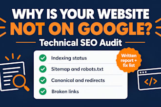 do a technical SEO audit for your website