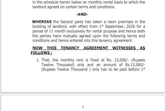 draft affidavits, agreements, undertakings and legal notices under indian law