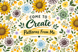 design a luxury gold floral pattern for premium branding