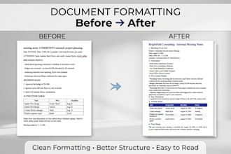 professionally format word documents, and organize files