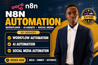 build n8n social media automation ai automation n8n ai agent workflow automation