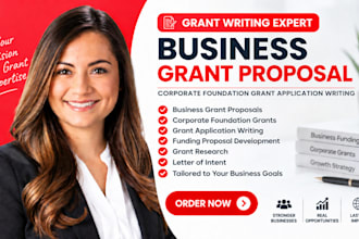 write business grant proposal corporate foundation grant application writing