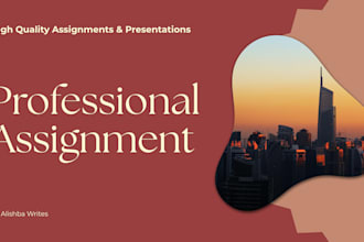 write professional essays, assignments and content writing