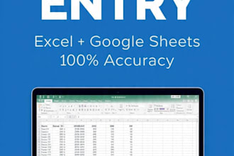 do fast and accurate data entry in excel and google sheets