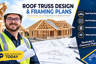 design roof truss roof framing plans structural drawing for texas florida permit