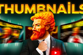 design gaming youtube thumbnails for ets2 and beamng